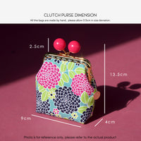 Clutch Purse - Embroidery Ball