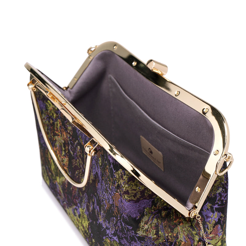 Clasp Shoulder Bag - Impressionism