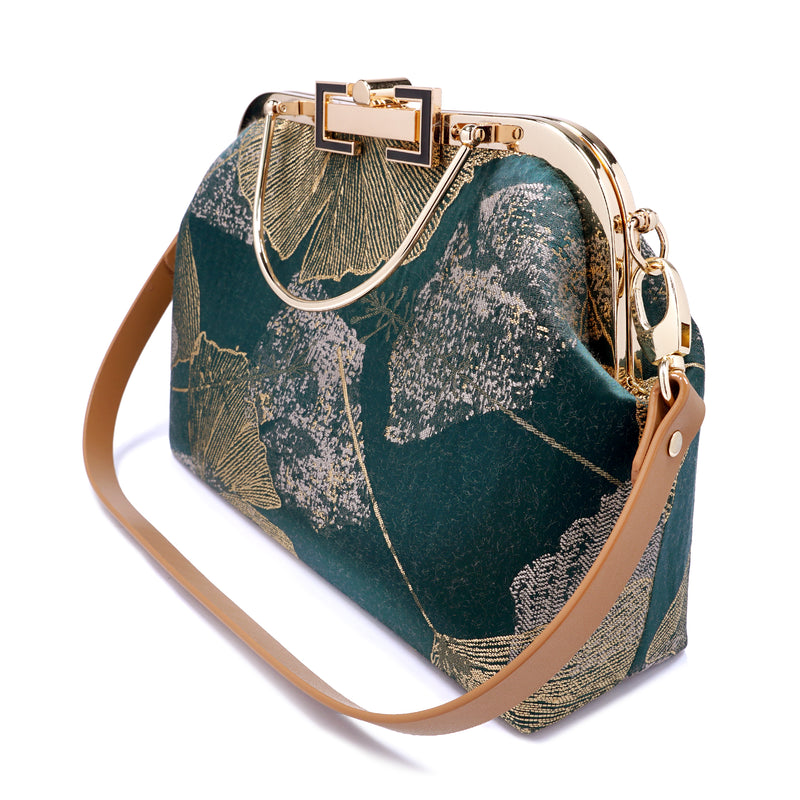 Clasp Shoulder Bag - Ginkgo