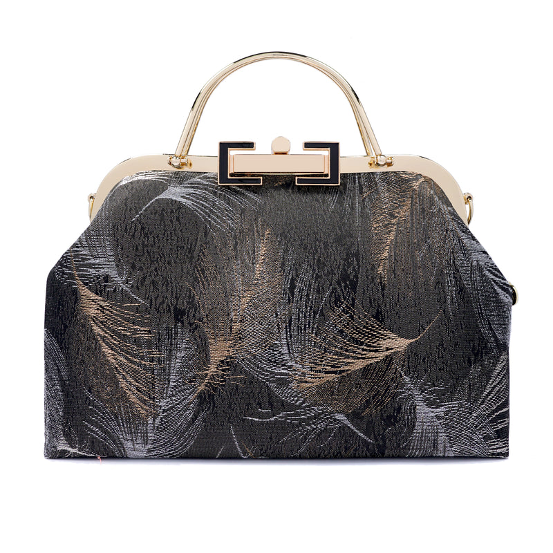 Clasp Shoulder Bag - Feather