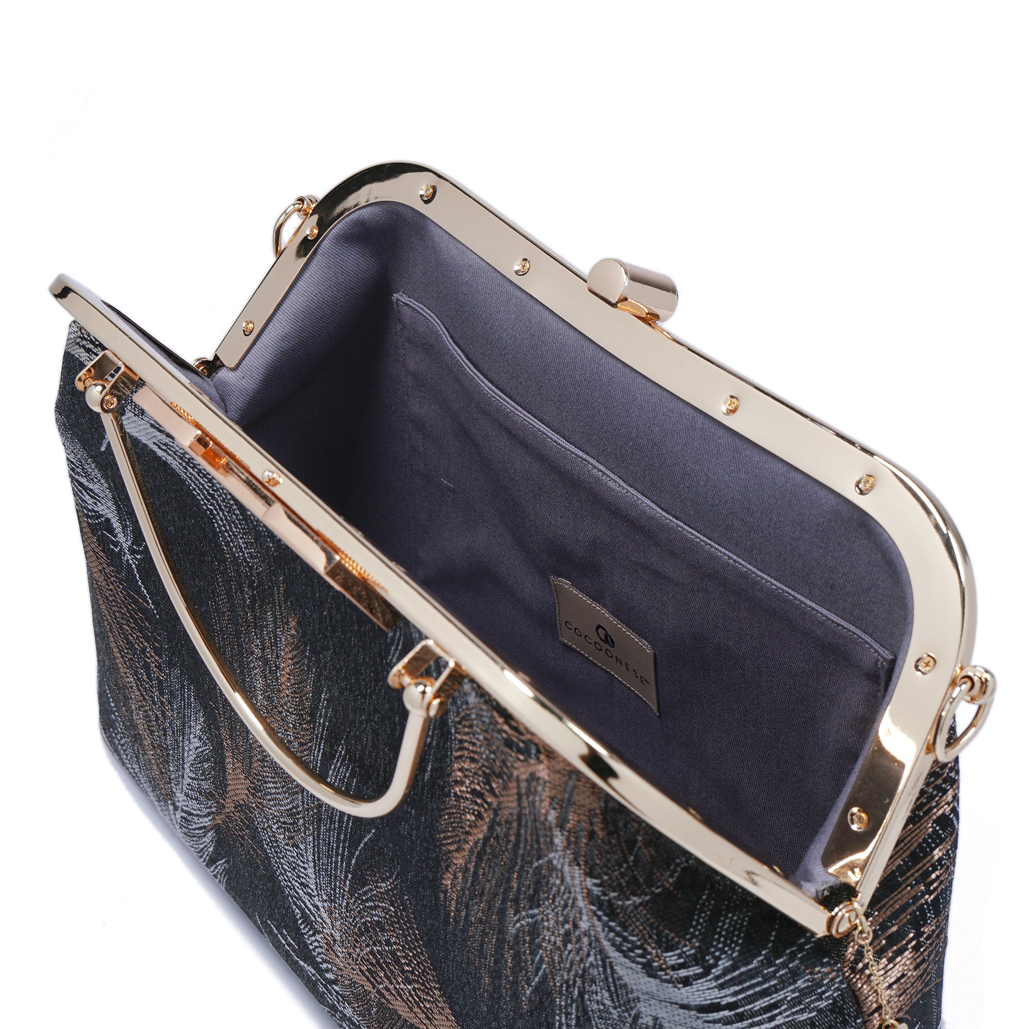 Clasp Shoulder Bag - Feather