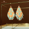 Beaded fringe earrings - Tatoo