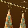 Beaded fringe earrings - Tatoo