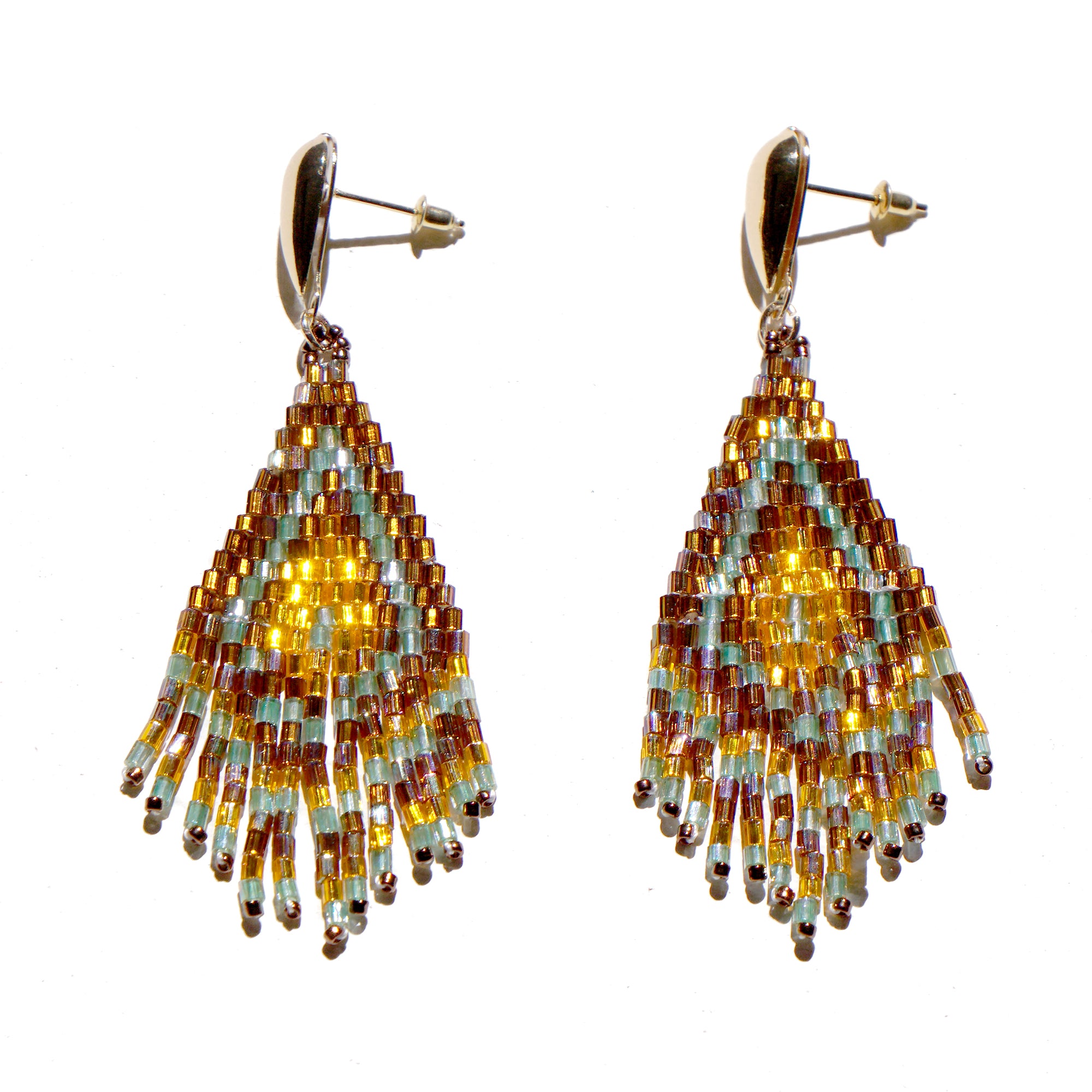Fringe earrings on sale