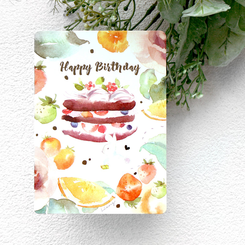 Greeting Cards - Fruit Cake　