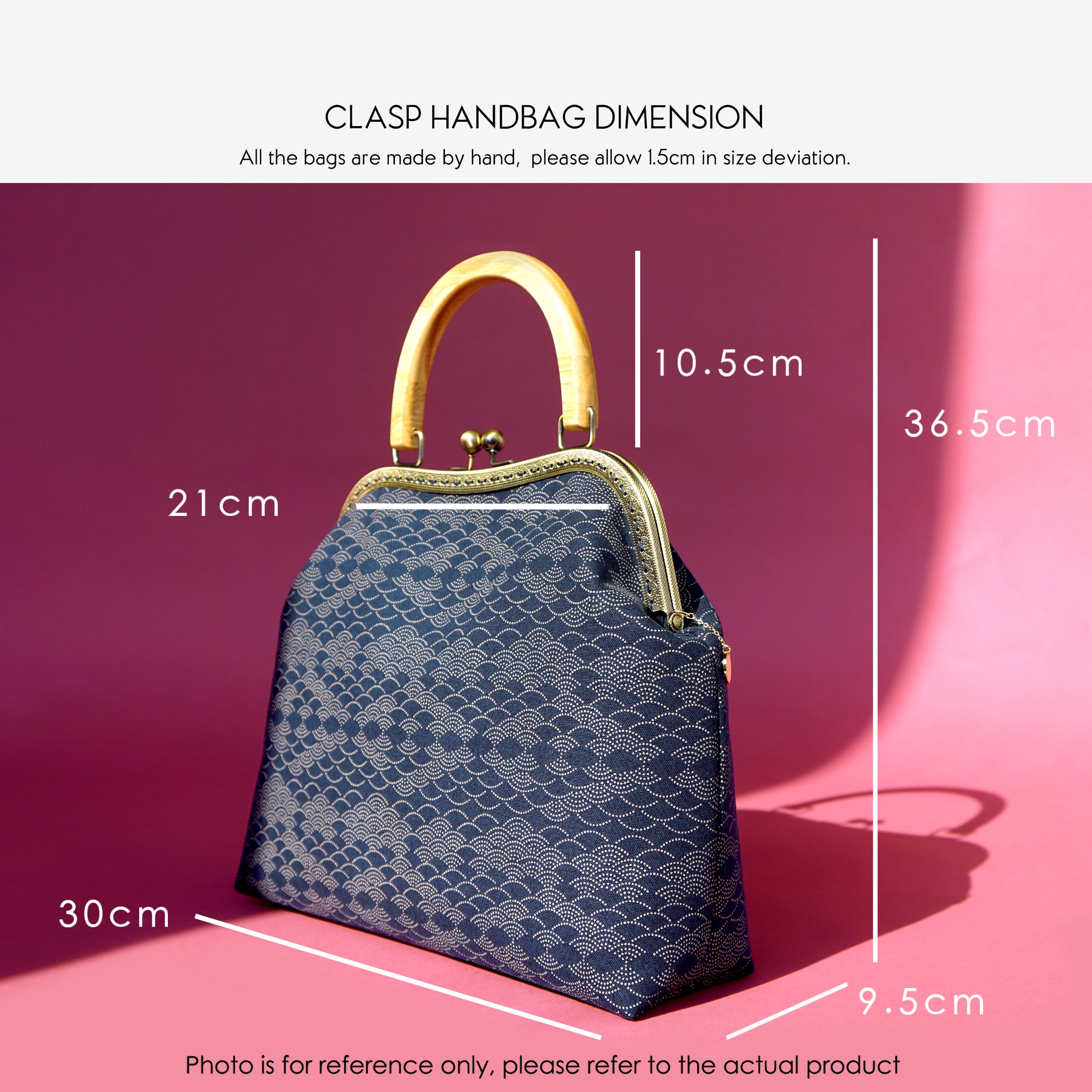 30% OFF - Clasp Handbag - Four Leaf
