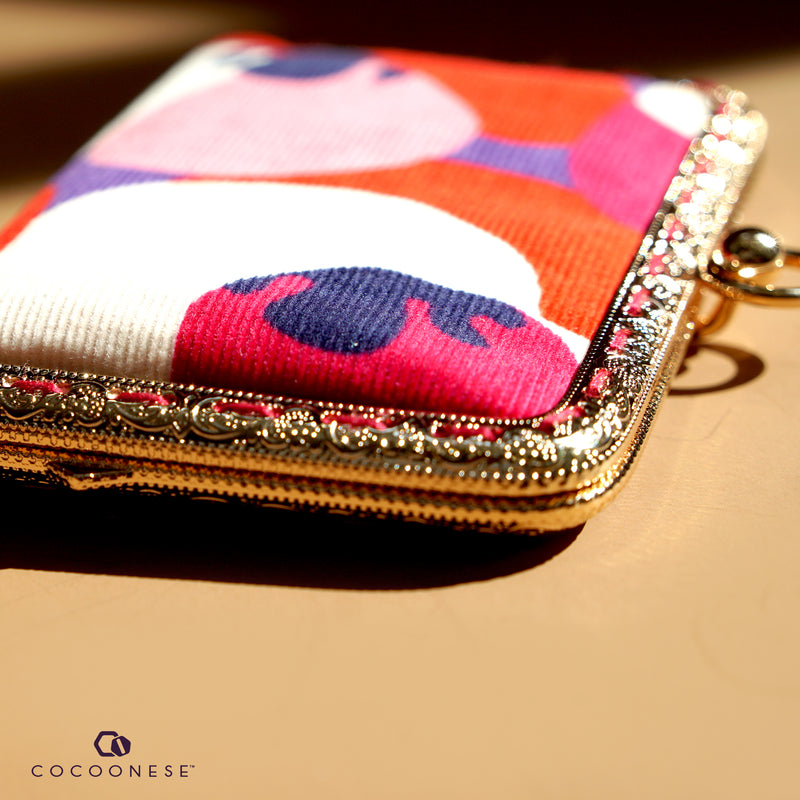 Kiss Clasp Card Holder - Camilla's Blush