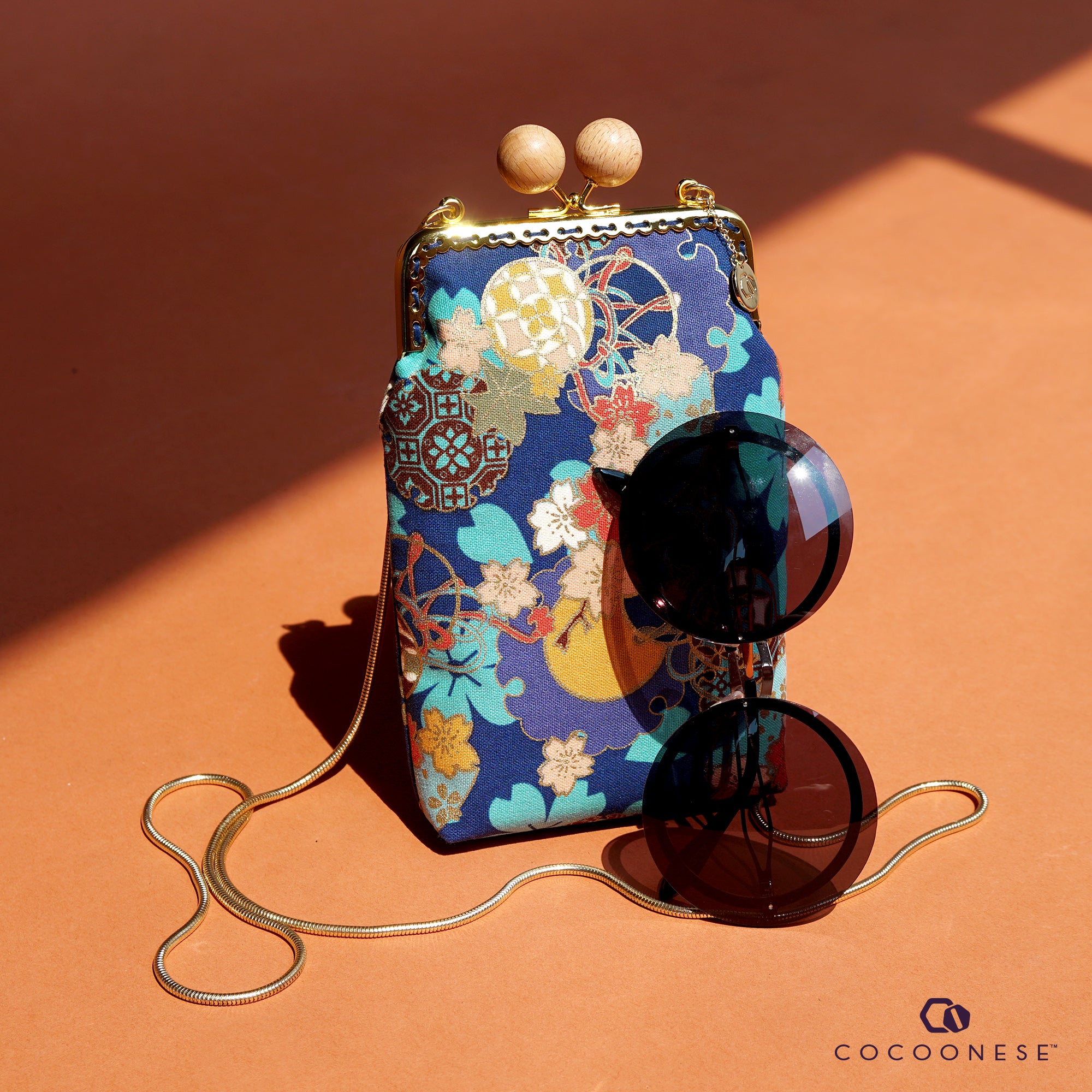 Cell Phone Purse - Sakura Clouds
