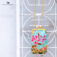 Cell Phone Purse - Orchid Garden