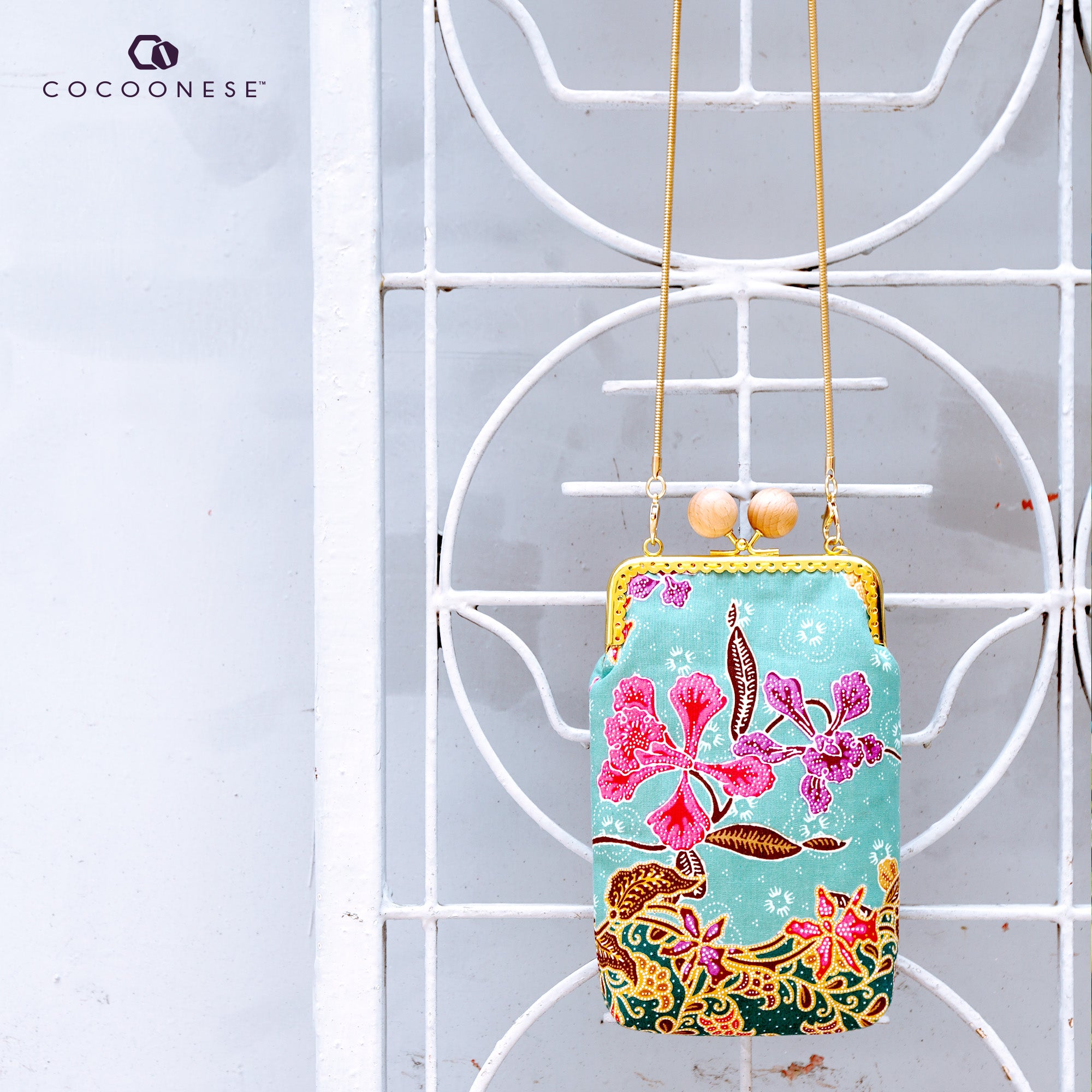 Cell Phone Purse - Orchid Garden