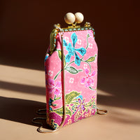 Cell Phone Purse - Orchid Garden