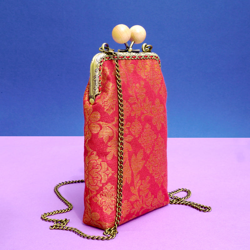 Cell Phone Purse - Royal Songket