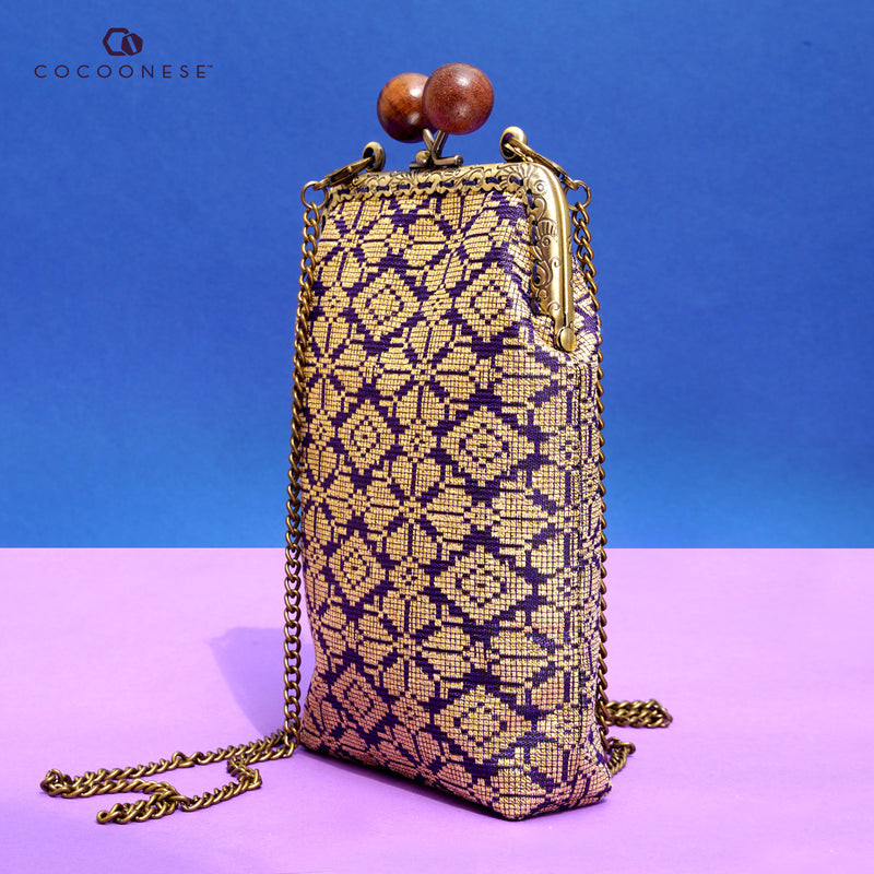 20% OFF - Cell Phone Purse - Royal Songket (IG)