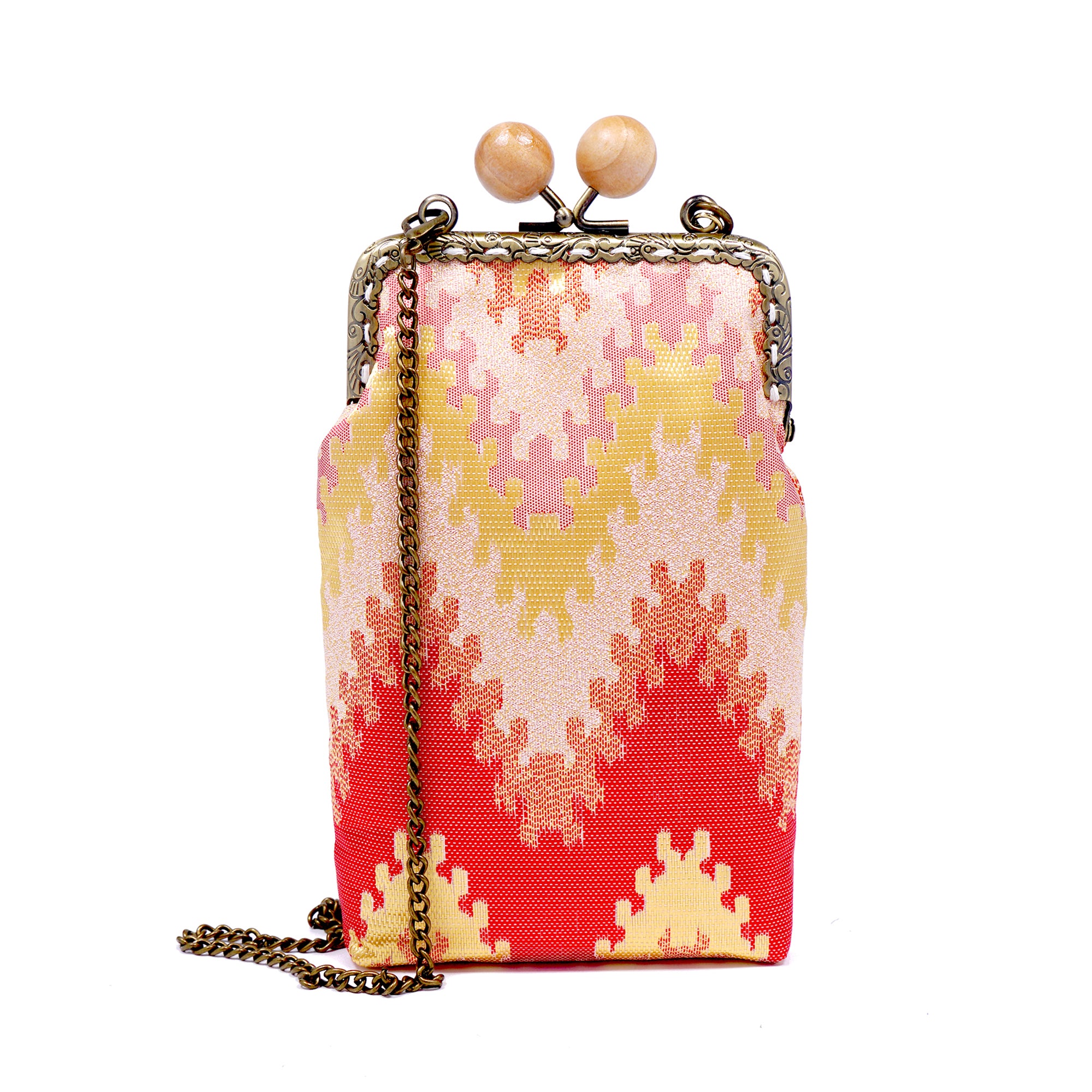 Cell Phone Purse - Songket Waltz (Pink)