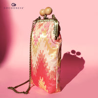 Cell Phone Purse - Songket Waltz (Pink)