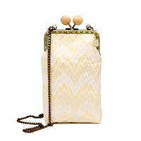 Cell Phone Purse - Songket Waltz (Cream)