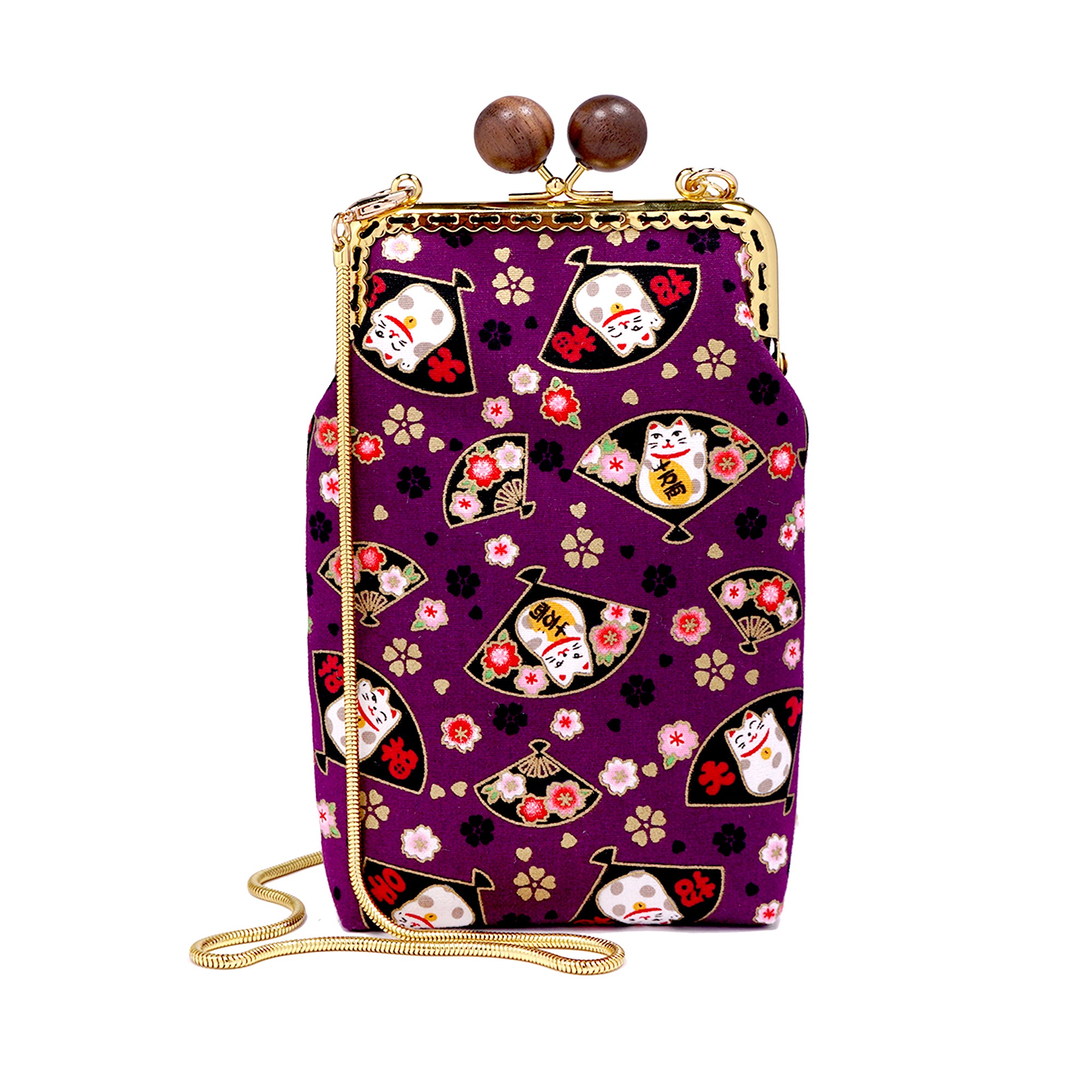 Cell Phone Purse - Maneki Neko