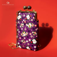 Cell Phone Purse - Maneki Neko
