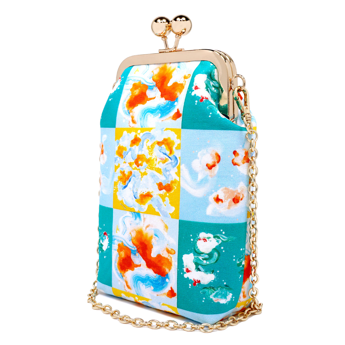 Cell Phone Purse - Rain Tiles