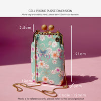 Cell Phone Purse - Moon Tiles