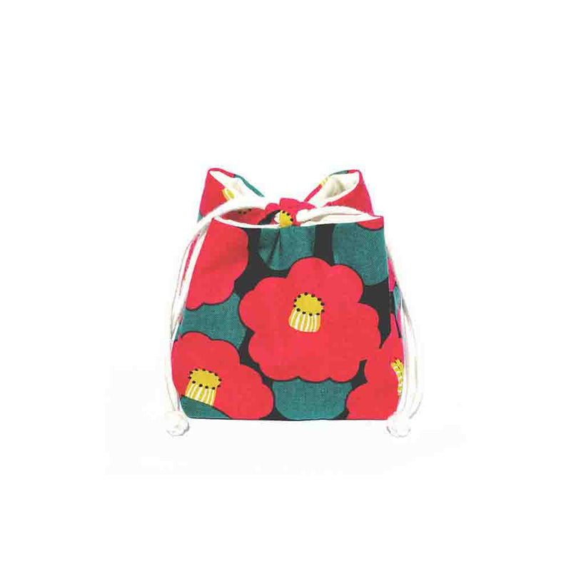50% OFF - Ditty Drawstring Bag - Camellia Japonica