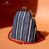 20% OFF - Trapezoid Crossbody Bag - Abstract Lines