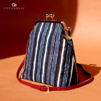 20% OFF - Trapezoid Crossbody Bag - Abstract Lines