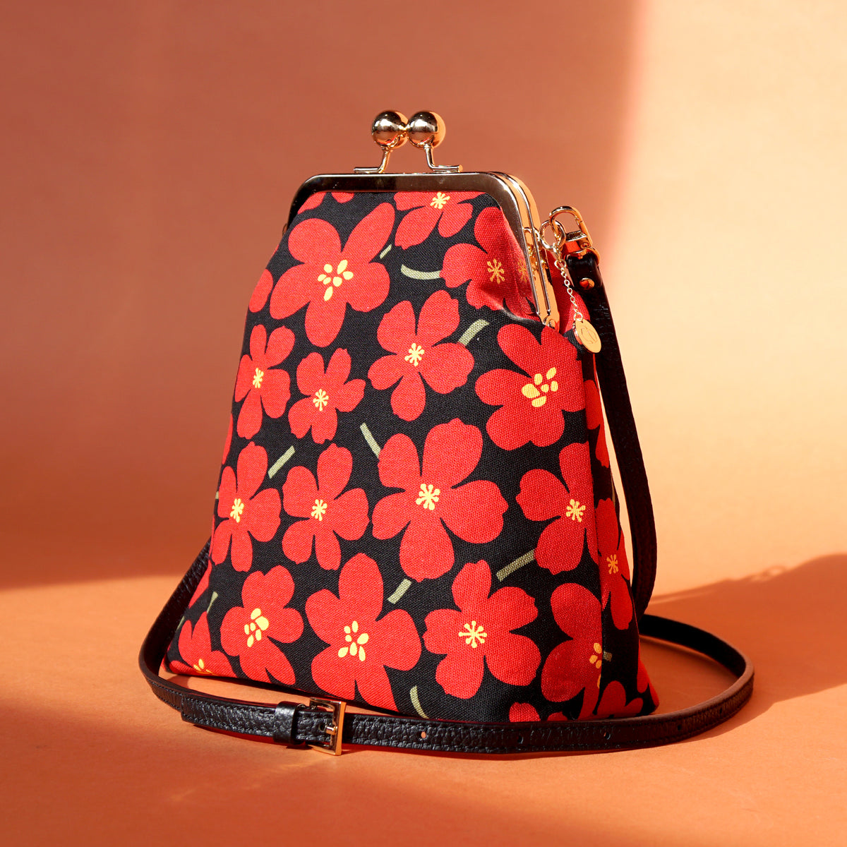 Trapezoid Crossbody Bag - Rain Lily