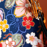 Trapezoid Crossbody Bag - Sakura Forest