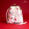 Trapezoid Crossbody Bag - Sakura Forest