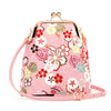 Trapezoid Crossbody Bag - Sakura Forest
