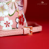 Trapezoid Crossbody Bag - Sakura Forest