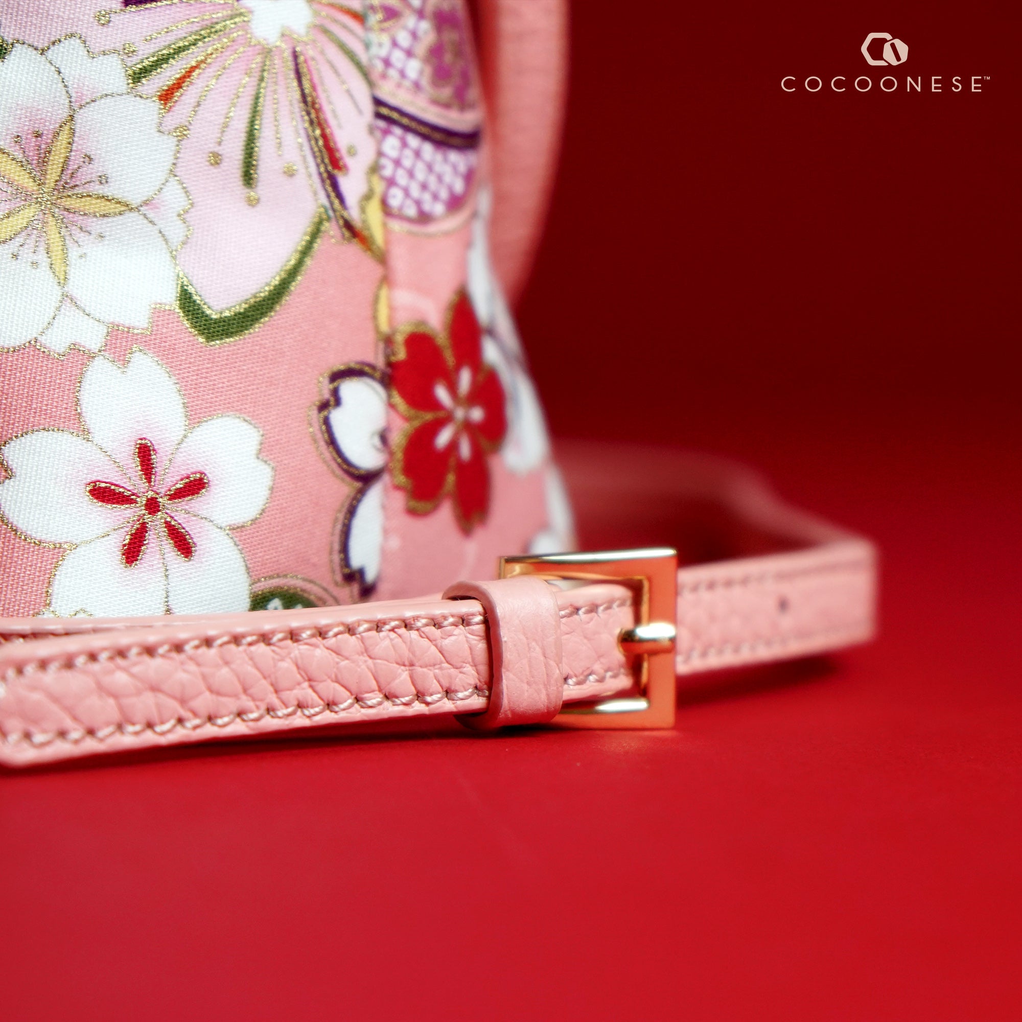 Trapezoid Crossbody Bag - Sakura Forest