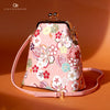 Trapezoid Crossbody Bag - Sakura Forest