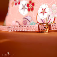 Trapezoid Crossbody Bag - Sakura Forest