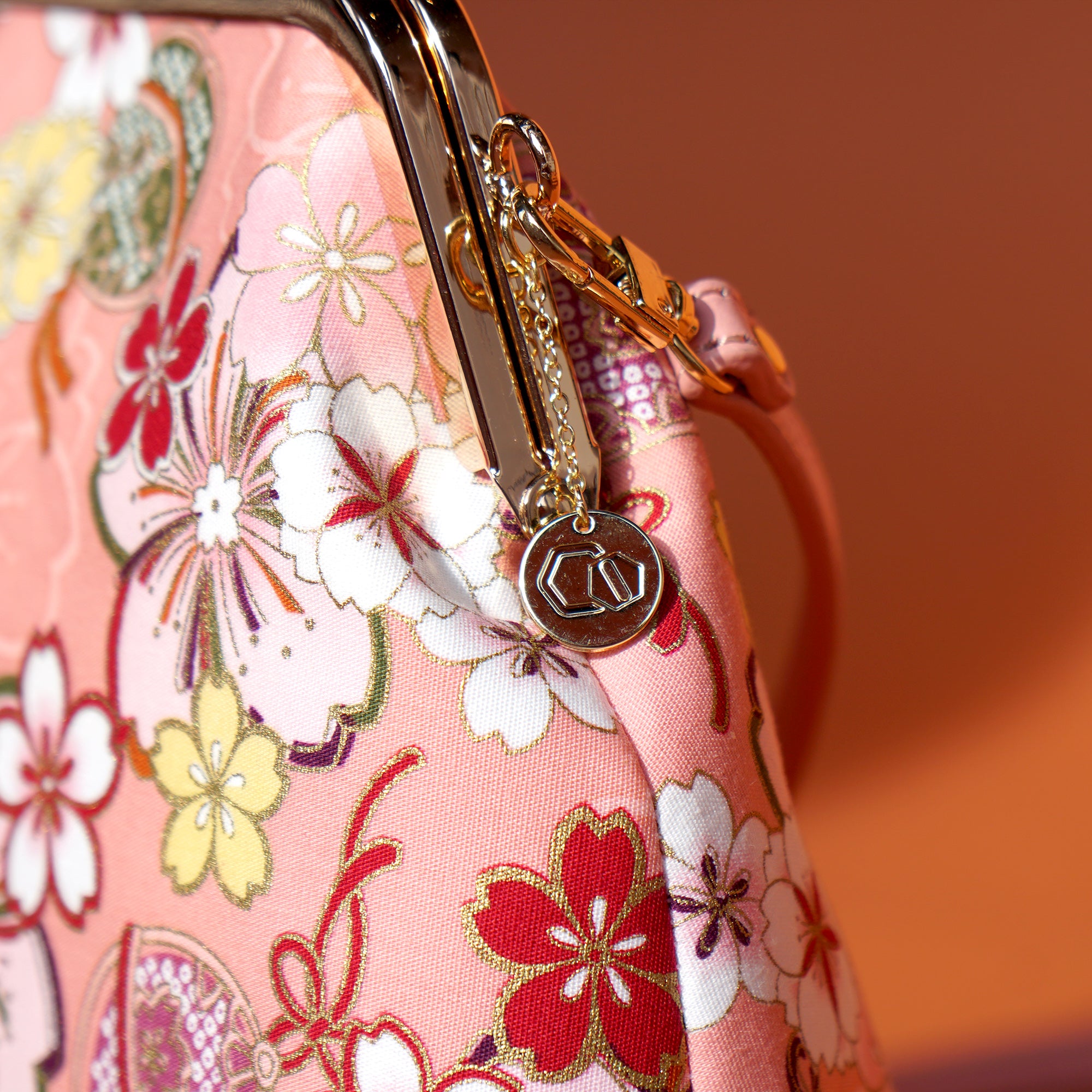 Trapezoid Crossbody Bag - Sakura Forest