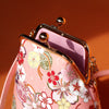 Trapezoid Crossbody Bag - Sakura Forest