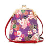 Trapezoid Crossbody Bag - Sakura Forest