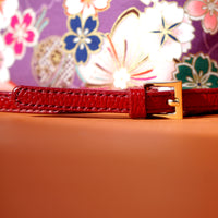 Trapezoid Crossbody Bag - Sakura Forest