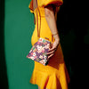 Trapezoid Crossbody Bag - Sakura Forest