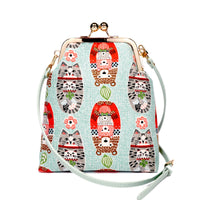 Trapezoid Crossbody Bag - Bears love Cats