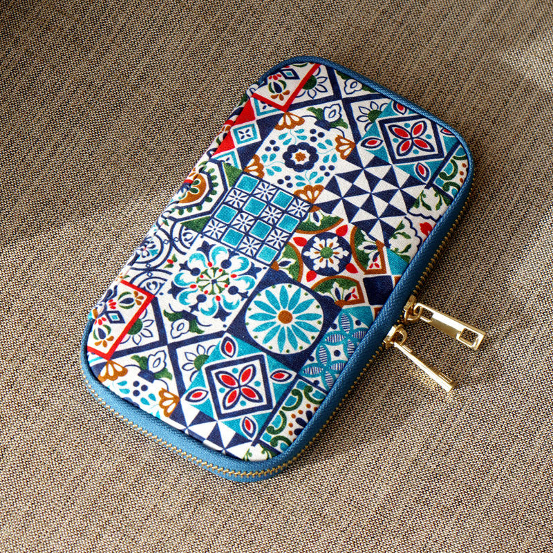 Travel Wallet - Peranakan Tiles