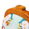 Round Crossbody Bag With Wooden Frame - Breeze